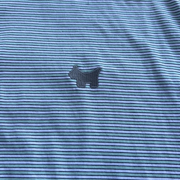 Scotty Cameron Circle T Scotty Logo Polo x Peter Millar in Green Stripe Size XL - Picture 4 of 6